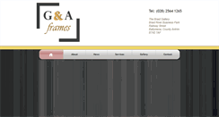 Desktop Screenshot of gaframes.com